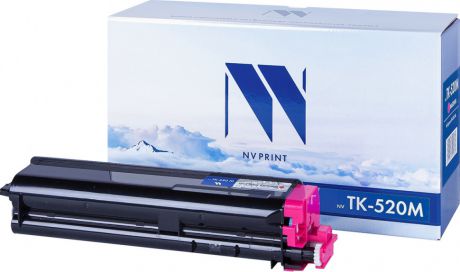 Тонер-картридж NV Print TK-520, пурпурный, для лазерного принтера