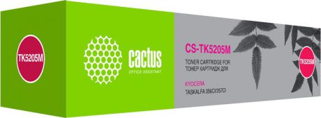 Тонер-картридж Cactus CS-TK5205M, пурпурный, для лазерного принтера