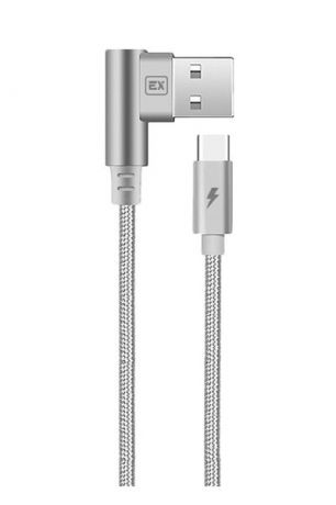 Дата-кабель Exployd USB - TYPE-C круглый серый 1М Classic EX-K-515
