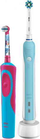 Oral-B Family Pack Pro 500 + Stages Power Frozen набор электрических зубных щеток Уцененный товар (№22)