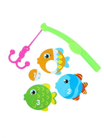 Набор игрушек для ванны "Рыбки": наклейки из EVA, 3 шт