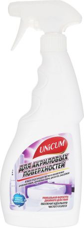 Средство для чистки акриловых ванн и душевых кабин "Unicum", 500 мл Уцененный товар (№4)