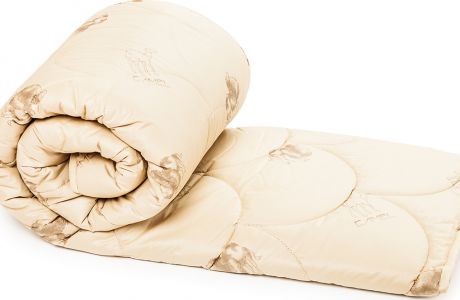 Одеяло ТК Традиция верблюжья шерсть 300 г 140х205 см, полиэстер, 1,5 сп.