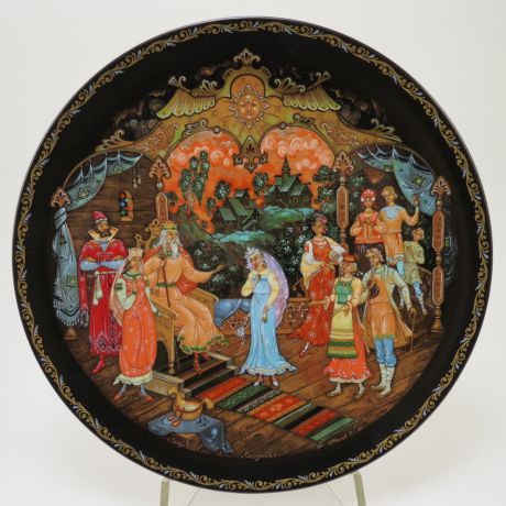 Винтажная декоративная коллекционная тарелка 