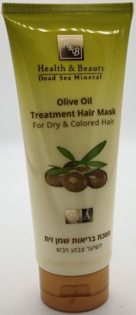 Маска питательная для сухих и повреждённых волос с Оливковым маслом Health & Beauty