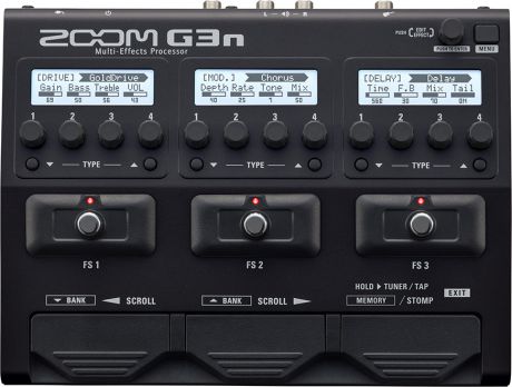 Мульти педаль эффектов для электрогитары Zoom G3n