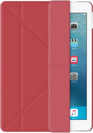 Чехол-подставка Wallet Onzo для Apple iPad Pro 9.7, красный, Deppa