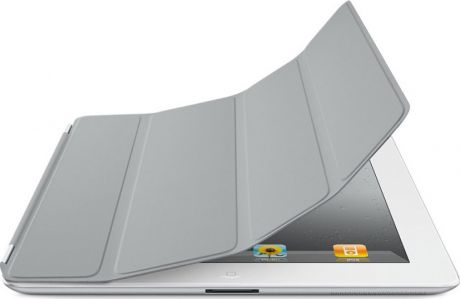 Чехол магнитный Smart Cover для iPad 2 / 3 / 4, серый