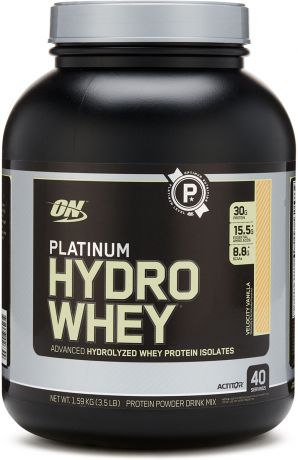 Протеин Optimum Nutrition "Platinum HydroWhey", ваниль, 1,59 кг