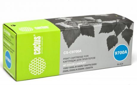 Картридж Cactus CS-C9700A, черный, для лазерного принтера