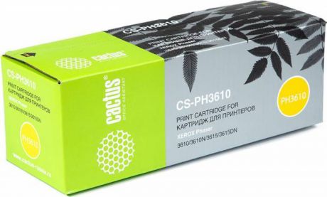 Cactus CS-PH3610 106R02721, Black тонер-картридж для Xerox Phaser 3610/3610N/3615/3615DN