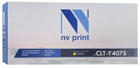 Картридж NV Print CLT-Y407S, желтый, для лазерного принтера