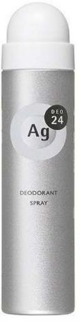 Shiseido "Ag Deo24" Спрей дезодорант-антиперспирант с ионами серебра без запаха, 40 г