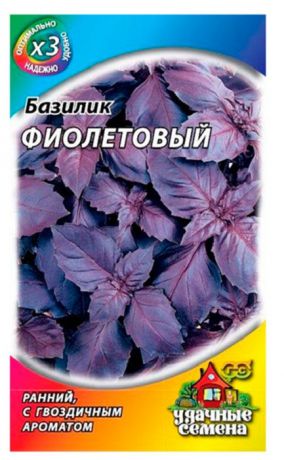 Семена Гавриш "Базилик Фиолетовый", 10006393, 0,3 г
