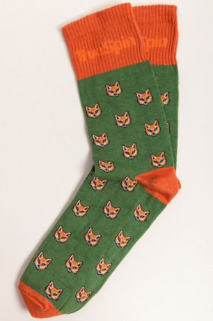 Носки TRUESPIN Fox (Green/Orange, O/S)