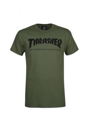 Футболка THRASHER SKATEMAG-S/S (Army Green, XL)