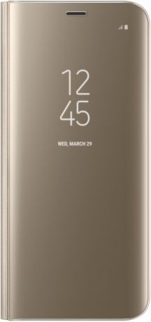 Чехол-книжка Samsung Galaxy S8 Clear View Standing Cover Gold (EF-ZG950CFEGRU)