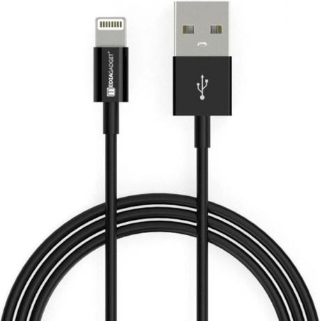 Дата-кабель MediaGadget NL-002M USB-Lightning Apple MFI 1м Black