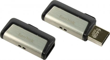 SanDisk 64Gb Ultra Dual (серый)