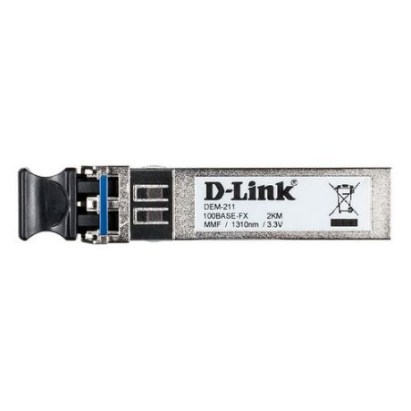 Трансивер D-Link DEM-211/A1A 100BASE-FX Multi-Mode 2Km SFP