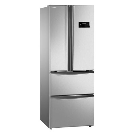 Холодильник HANSA FY3087.3DFCXAA, трехкамерный, нержавеющая сталь