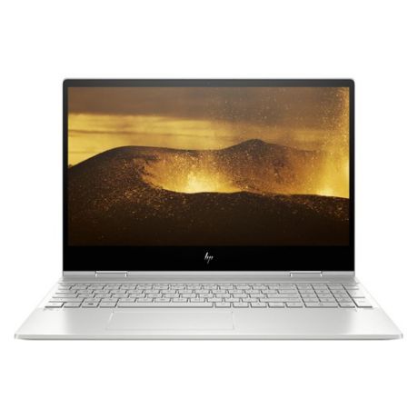 Ноутбук-трансформер HP Envy x360 15-dr0003ur, 15.6", IPS, Intel Core i5 8265U 1.6ГГц, 8Гб, 32Гб Intel Optane, 512Гб SSD, Intel UHD Graphics 620, Windows 10, 7GT30EA, серебристый
