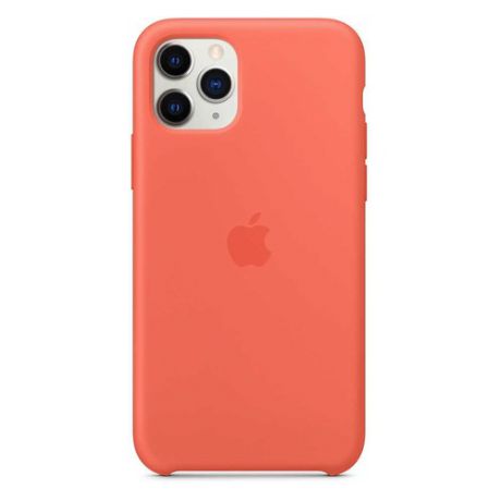 Чехол (клип-кейс) APPLE Silicone Case, для iPhone 11 Pro Max, оранжевый [mx022zm/a]