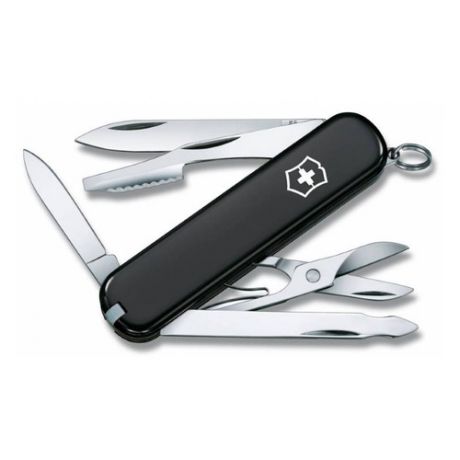 Складной нож VICTORINOX Executive, 10 функций, 74мм, черный
