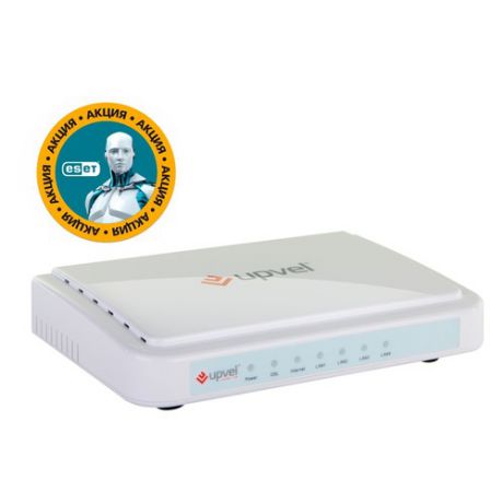 Роутер UPVEL UR-104AN, ADSL2+, белый [ur-104an_citilink]