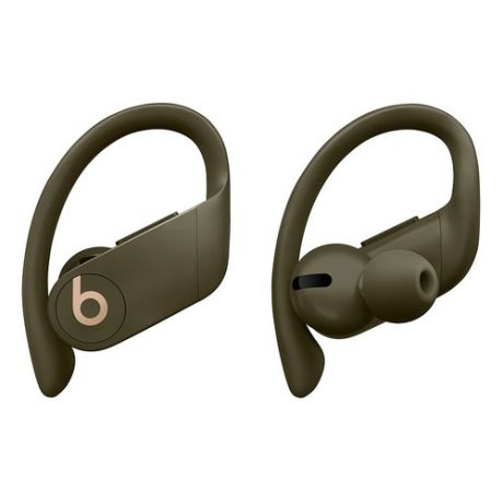Наушники с микрофоном BEATS Powerbeats Pro, Bluetooth, вкладыши, оливковый [mv712ee/a]