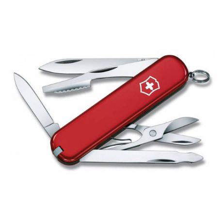 Складной нож VICTORINOX Executive, 10 функций, 74мм, красный
