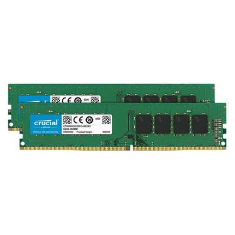 Модуль памяти CRUCIAL CT2K16G4DFD824A DDR4 - 2x 16Гб 2400, DIMM, Ret