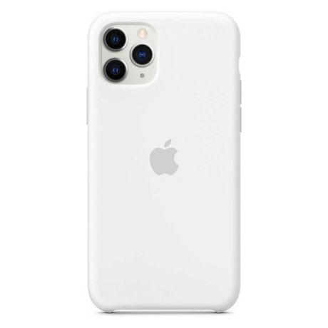 Чехол (клип-кейс) APPLE Silicone Case, для iPhone 11 Pro Max, белый [mwyx2zm/a]