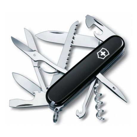 Складной нож VICTORINOX Huntsman, 15 функций, 91мм, черный