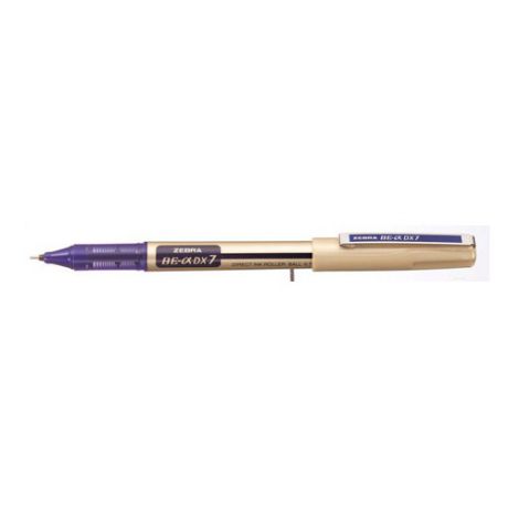Ручка-роллер Zebra ZEB-ROLLER BE& DX7 (EX-JB5-BL) 0.7мм игловидный пиш. наконечник синий 10 шт./кор.