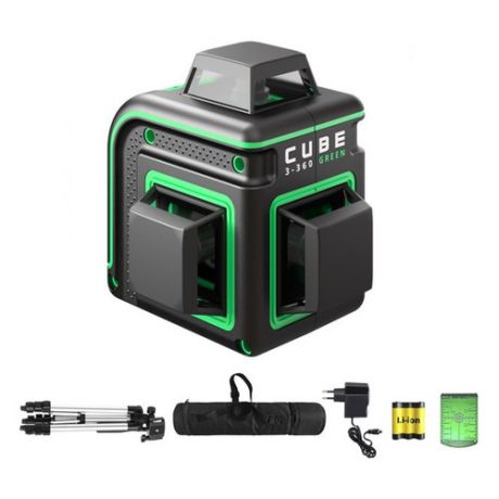 Лазерный нивелир ADA Cube 3-360 GREEN Professional Edition [а00573]