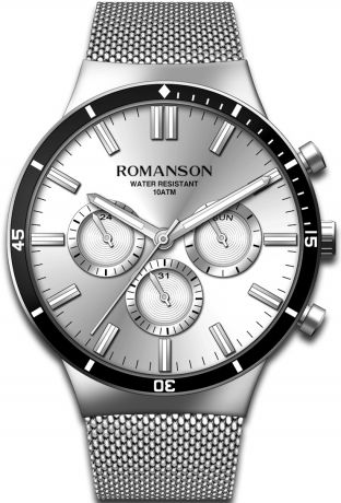 Мужские часы Romanson TM9A20FMW(WH)