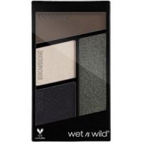 Wet&Wild Color Icon Eyeshadow Quad Lights Out - Палетка теней для век, 4 оттенка, тон E338, 4,5 гр