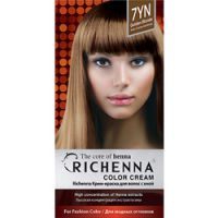 Richenna Color Cream 7 yn - Крем-краска для волос с хной, темно-золотистый блонд