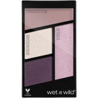 Wet&Wild Color Icon Eyeshadow Quad Petalette - Палетка теней для век, 4 оттенка, тон E344b, 4,5 гр