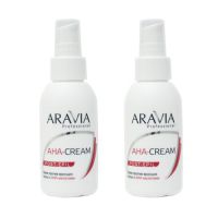 Aravia Professional - Крем против вросших волос с АНА кислотами, 2х100 мл