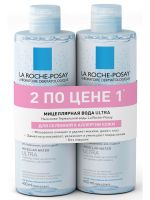 La Roche Posay Physiological Cleansers - Мицеллярная вода для чувствительной, склонной к аллергии кожи Ultra, 400 мл х 2 шт