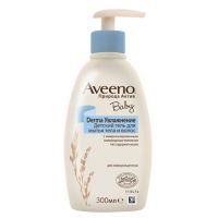 Aveeno Baby Derma - Гель детский увлажняющий для мытья тела и волос, 300 мл