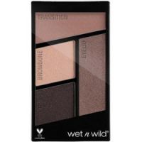Wet&Wild Color Icon Eyeshadow Quad Silent Treatment - Палетка теней для век, 4 оттенка, тон E337, 4,5 гр
