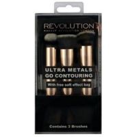 Makeup Revolution Ultra Metals Go Contouring - Набор кистей для макияжа
