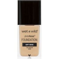 Wet&Wild Photo Focus Foundation Soft Beige - Тональная основа, E365c, 30 мл
