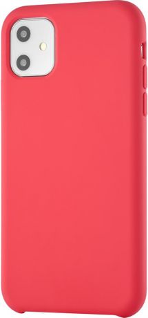 Клип-кейс uBear Silicone soft touch для Apple iPhone 11 (красный)