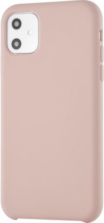 Клип-кейс uBear Silicone soft touch для Apple iPhone 11 (розовый)