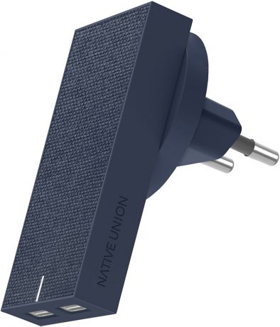 Сетевое зарядное устройство Native Union Smart IC 2 USB 3.1A (синий)