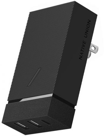 Сетевое зарядное устройство Native Union Smart Hub PD 45W (серый)